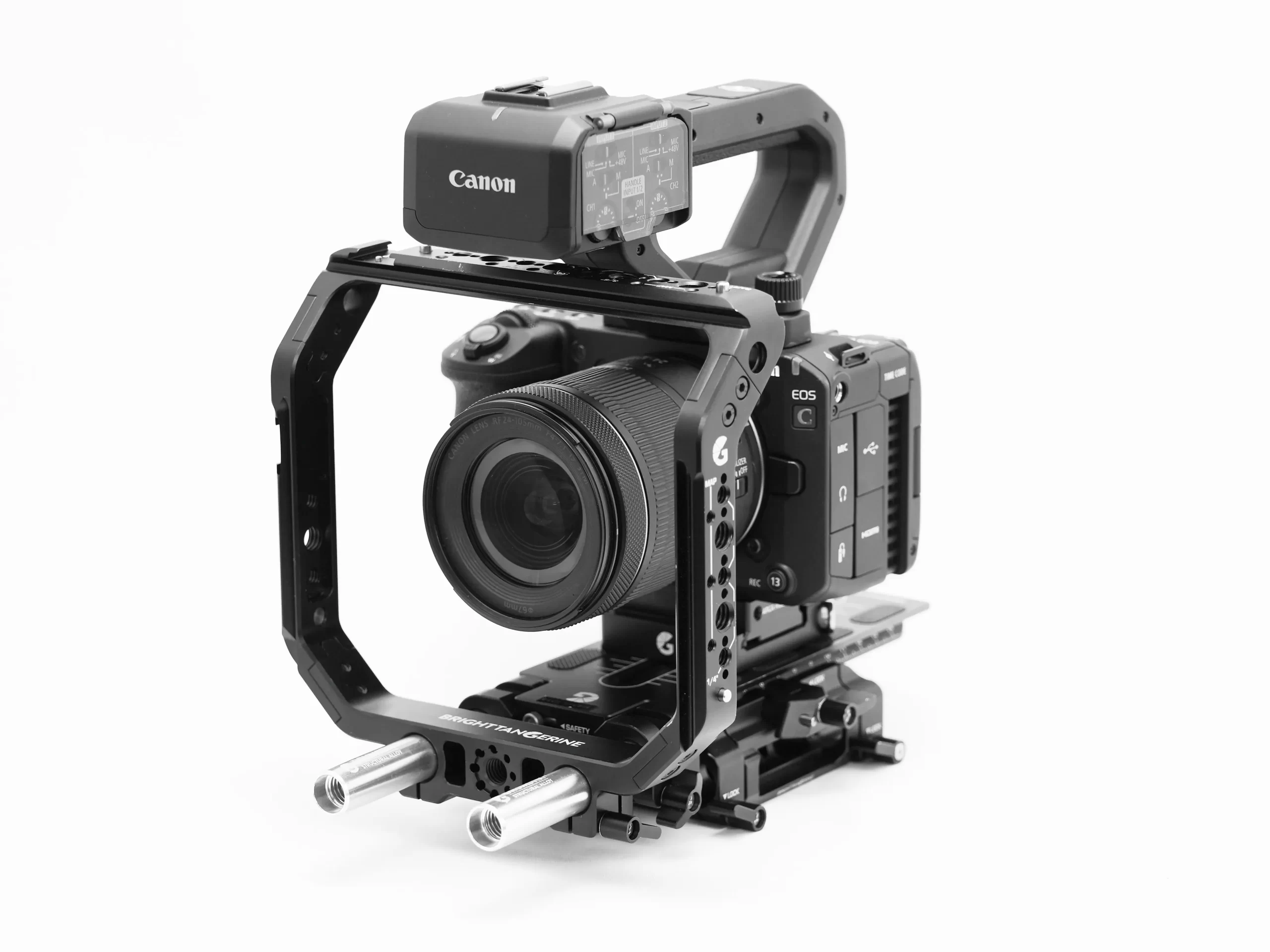 BRIGHT TANGERINE Halo + Canon EOS C50